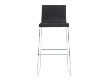 LINEAL COMFORT BQ0599 - Sled base upholstered stool by Andreu World - view 2
